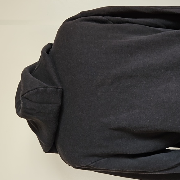 Pink Victoria's secret black pullover crop hoodie size medium - Picture 7 of 13